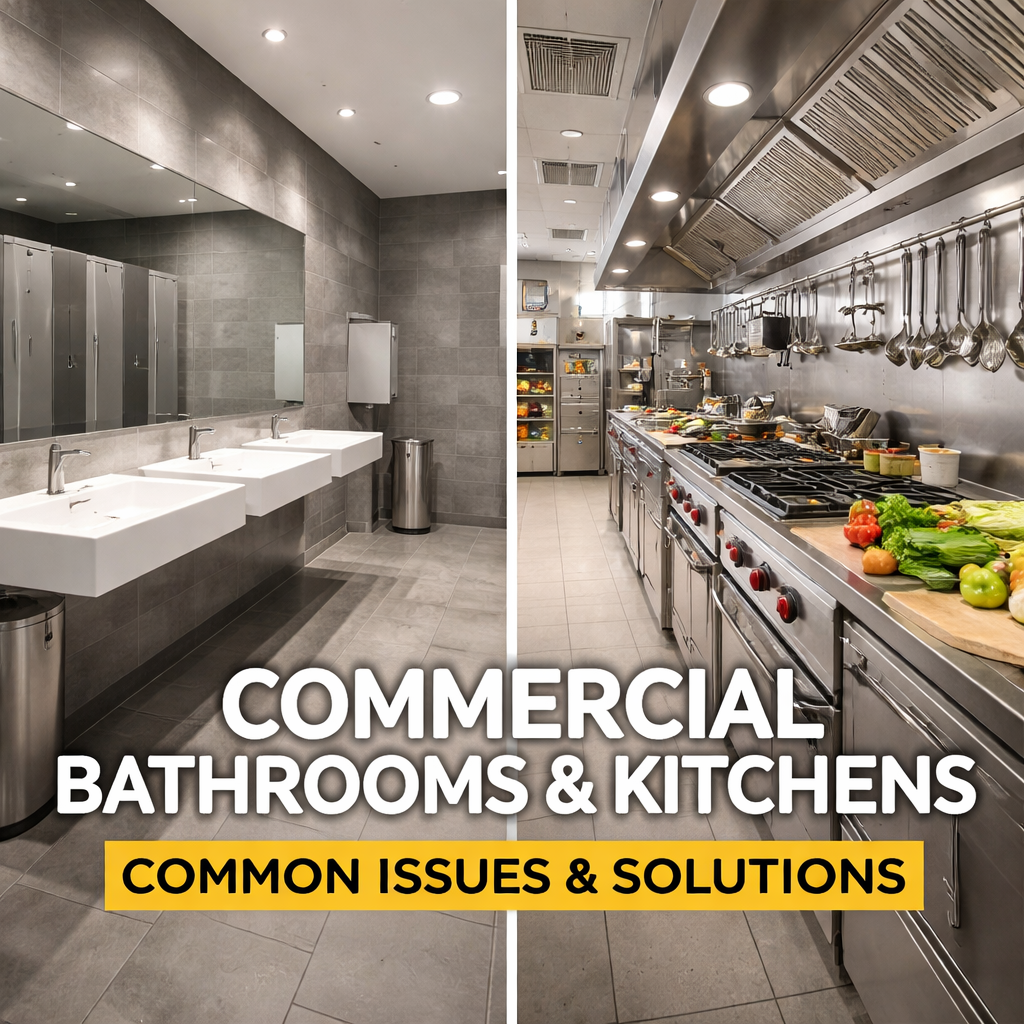 commercial bathroom and kitchen refurb brisbane